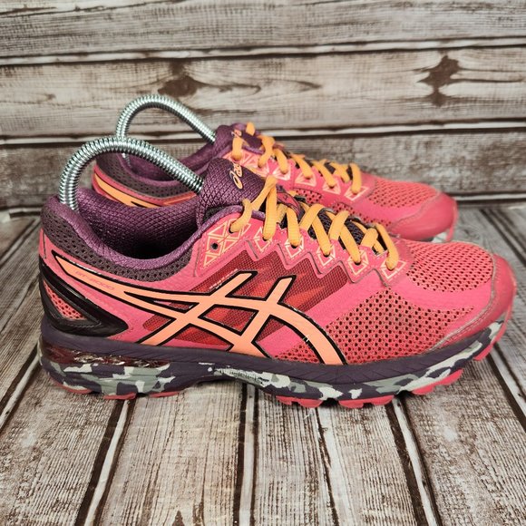 ASICS GT-2000 4 Women's 8.5 Red Coral Running Athletic Shoes Sneakers T661N - Picture 2 of 9